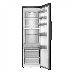 Hisense, 372 л, высота 186 см, черный - Холодильный шкаф