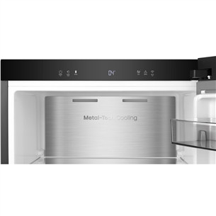 Hisense, 372 л, высота 186 см, черный - Холодильный шкаф