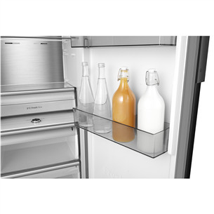 Hisense, 372 л, высота 186 см, черный - Холодильный шкаф