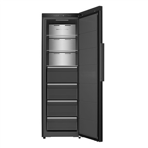 Hisense, NoFrost, 312 L, height 186 cm, black - Freezer