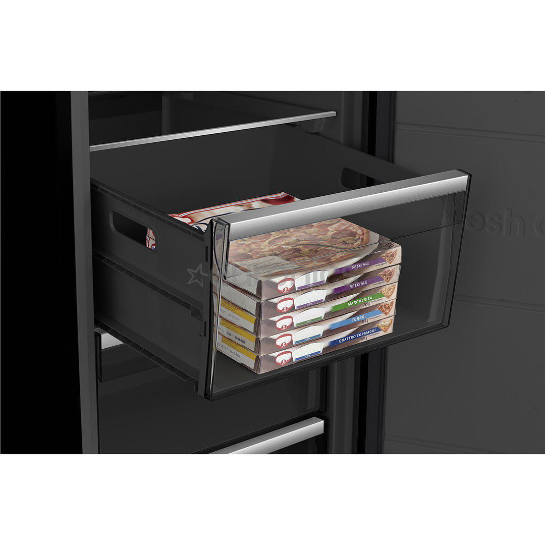 Hisense, NoFrost, 312 L, height 186 cm, black - Freezer