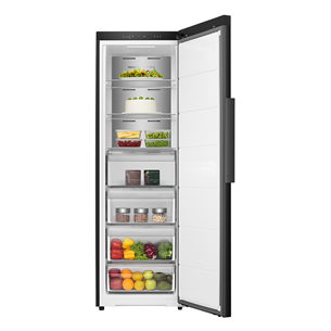 Hisense, NoFrost, 312 L, height 186 cm, black - Freezer