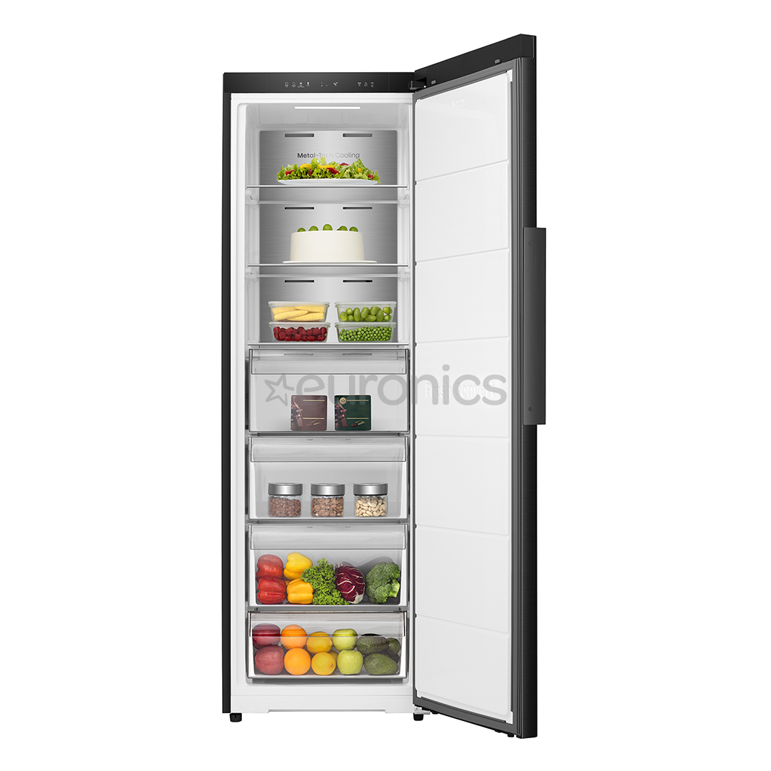 Hisense, NoFrost, 312 L, height 186 cm, black - Freezer