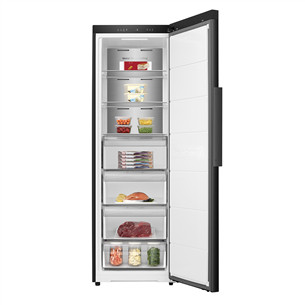 Hisense, NoFrost, 312 L, kõrgus 186 cm, must - Sügavkülmik