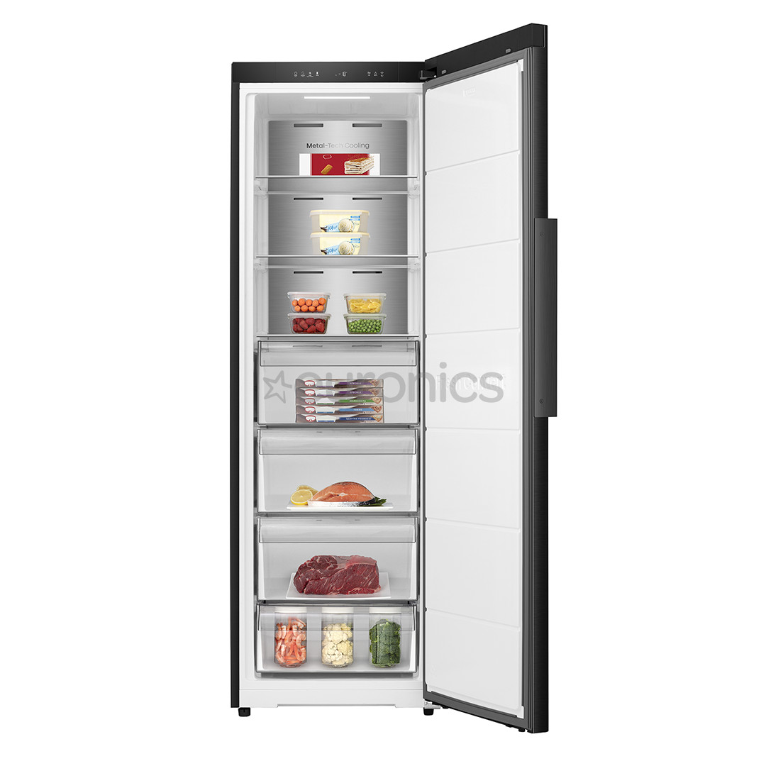 Hisense, NoFrost, 312 L, kõrgus 186 cm, must - Sügavkülmik