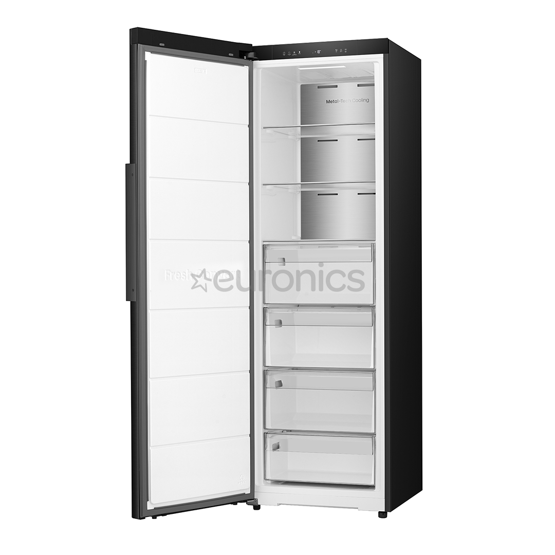 Hisense, NoFrost, 312 L, height 186 cm, black - Freezer