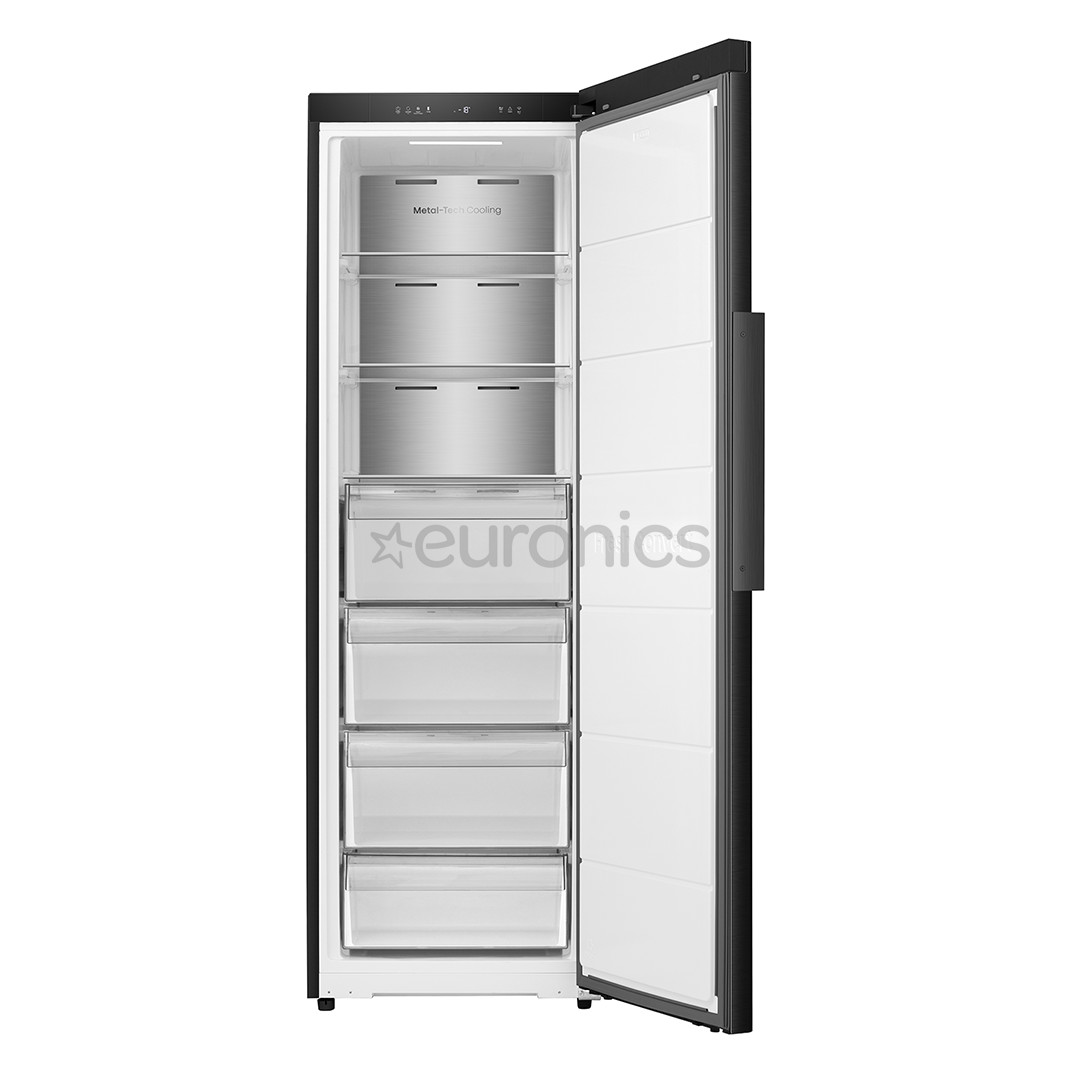 Hisense, NoFrost, 312 L, kõrgus 186 cm, must - Sügavkülmik