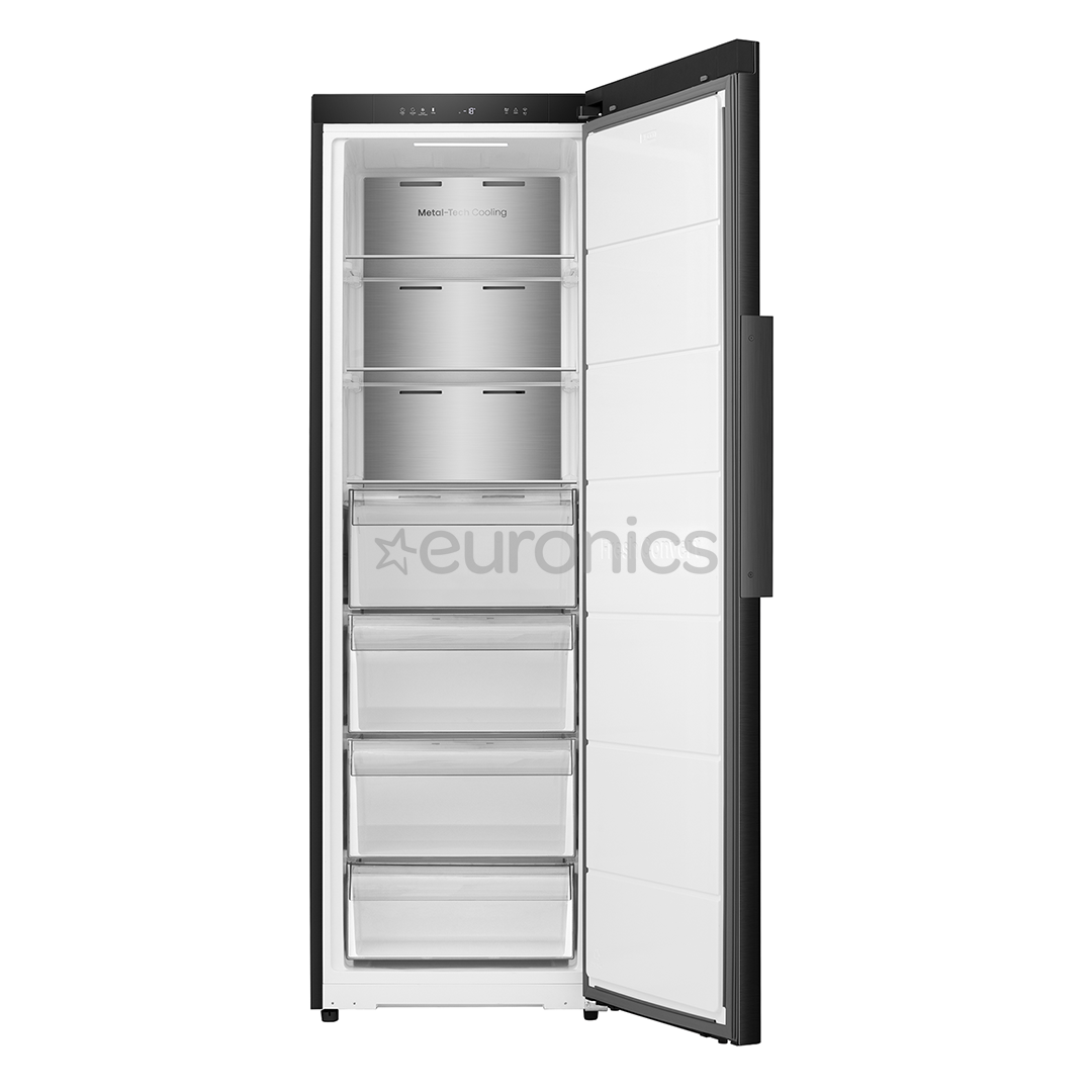 Hisense, NoFrost, 312 L, height 186 cm, black - Freezer