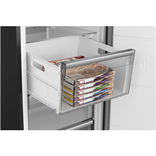 Hisense, NoFrost, 312 L, kõrgus 186 cm, must - Sügavkülmik