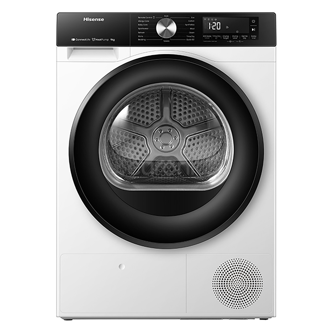 Hisense, 9 kg, depth 64 cm - Clothes dryer