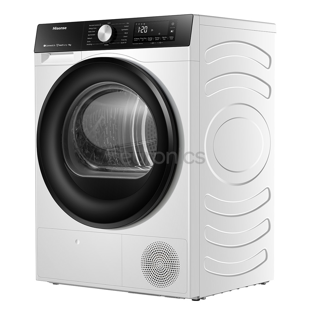 Hisense, 9 kg, depth 64 cm - Clothes dryer