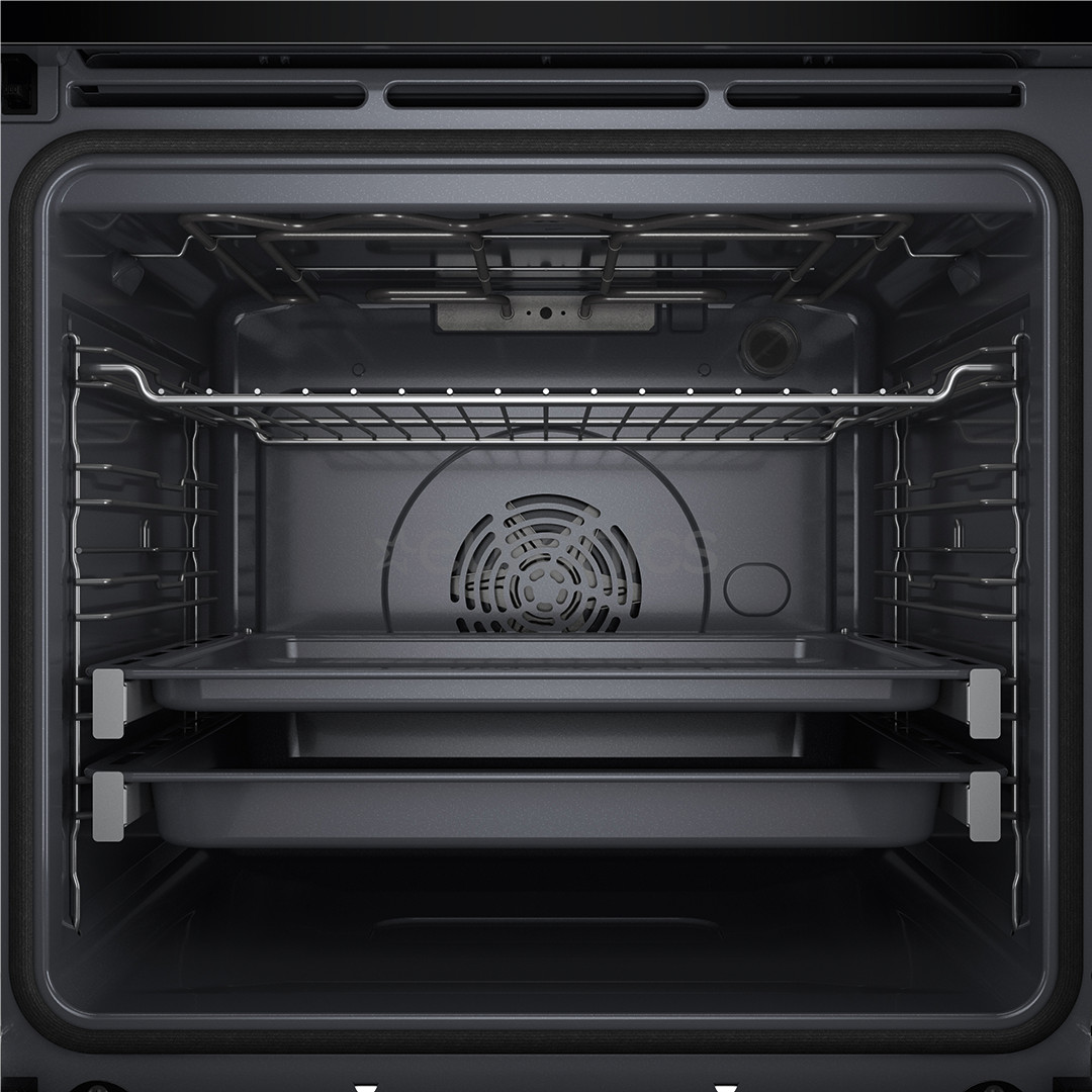 Whirlpool, 73 L, pyrolytic cleaning, black - Built-in oven