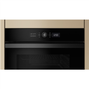 Whirlpool, 73 L, pyrolytic cleaning, black - Built-in oven
