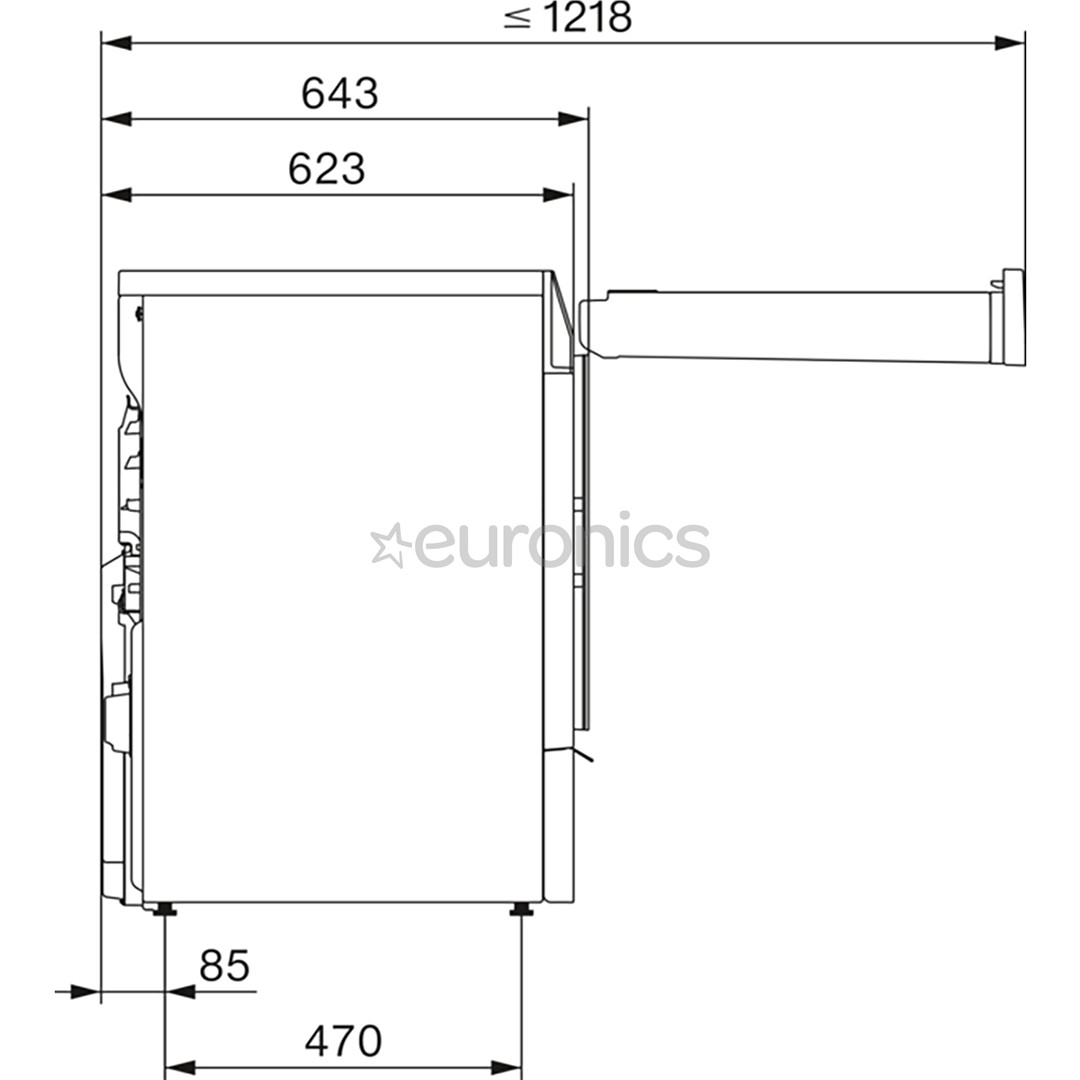 Miele TQ 1000 WP Nova Edition, 9 кг, глубина 62,3 см - Сушильная машина