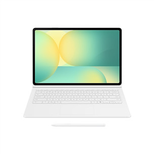 Samsung Book Cover Keyboard, Galaxy Tab S10 FE+, AI klahv, valge - Kaaned klaviatuuriga EF-DX625UWEGWW