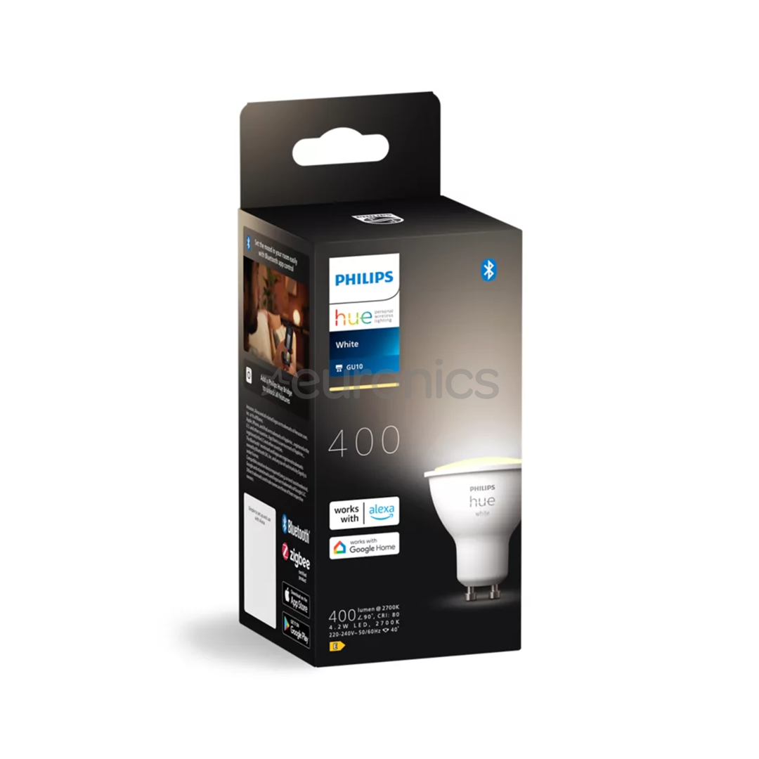 Philips Hue Smart Spotlight, soft-warm white, GU10 - Smart light