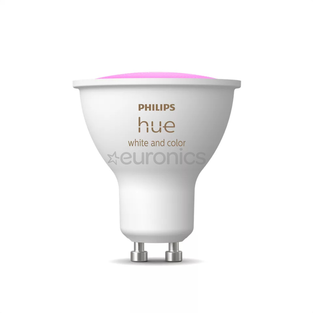 Philips Hue Smart Spotlight, white and color, GU10, 2 pc - Smart light