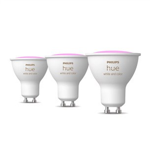 Philips Hue Smart Spotlight, white and color, GU10, 3 tk - Nutivalgusti 929003666503