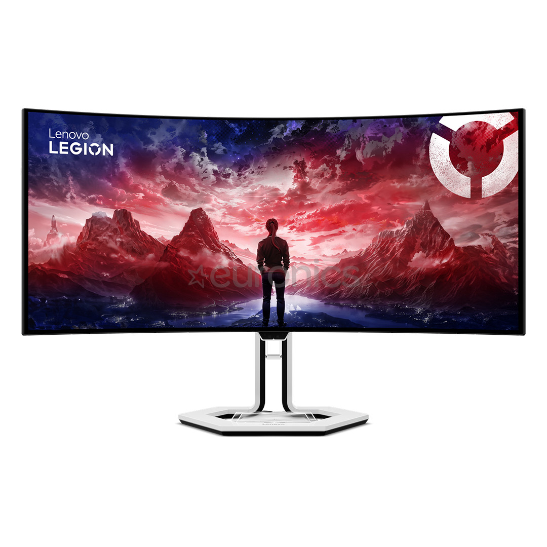 Lenovo Legion Pro 34WD-10, 34'', WQHD, OLED, 240 Гц, изогнутый, черный/белый - Монитор