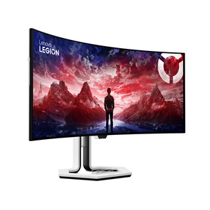 Lenovo Legion Pro 34WD-10, 34'', WQHD, OLED, 240 Гц, изогнутый, черный/белый - Монитор