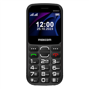 Maxcom Comfort MM443 4G, черный - Мобильный телефон MM443