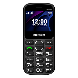 Maxcom Comfort MM443 4G, black - Mobile phone MM443