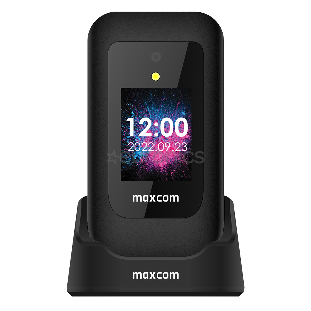Maxcom Comfort MM827 4G, must - Mobiiltelefon