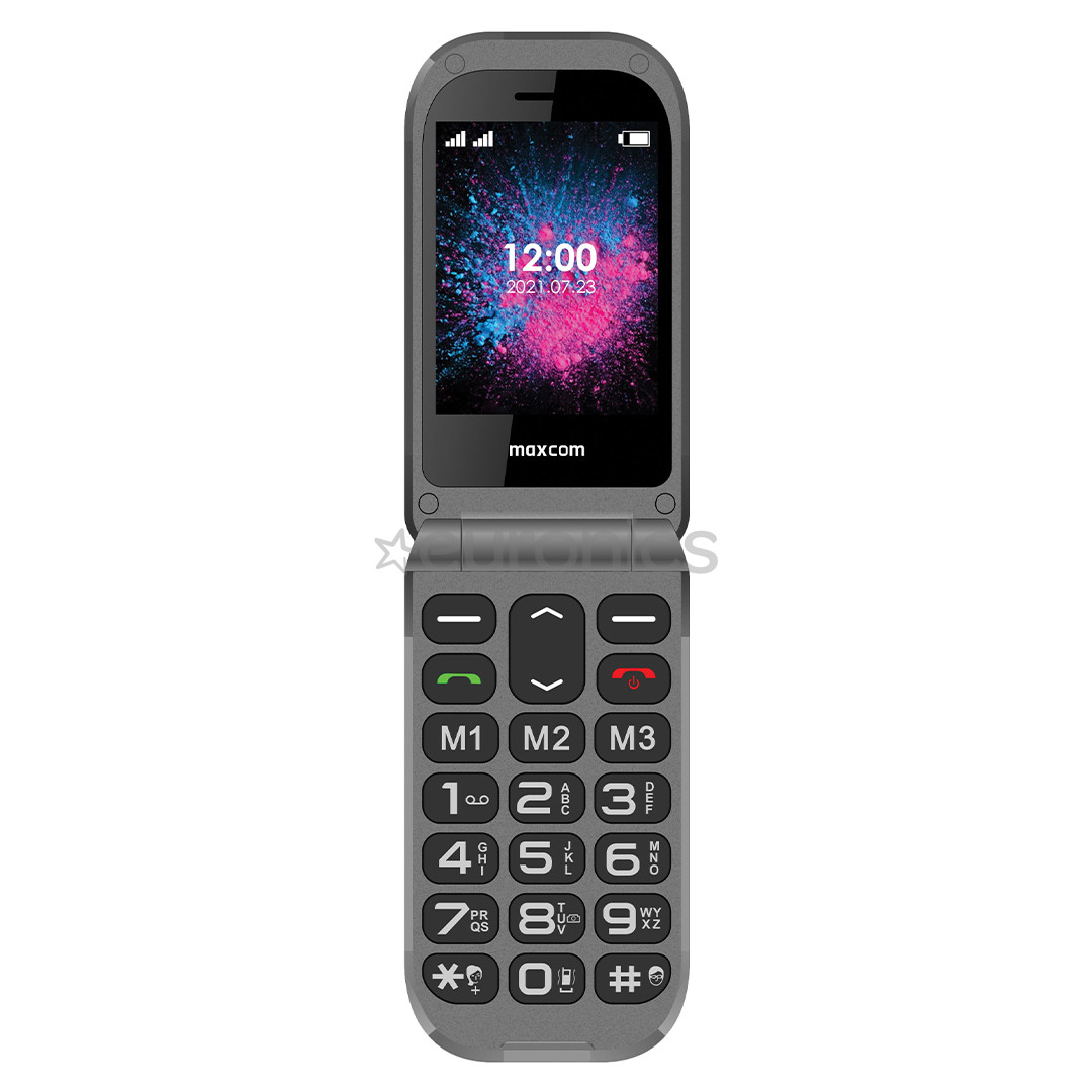 Maxcom Comfort MM827 4G, must - Mobiiltelefon