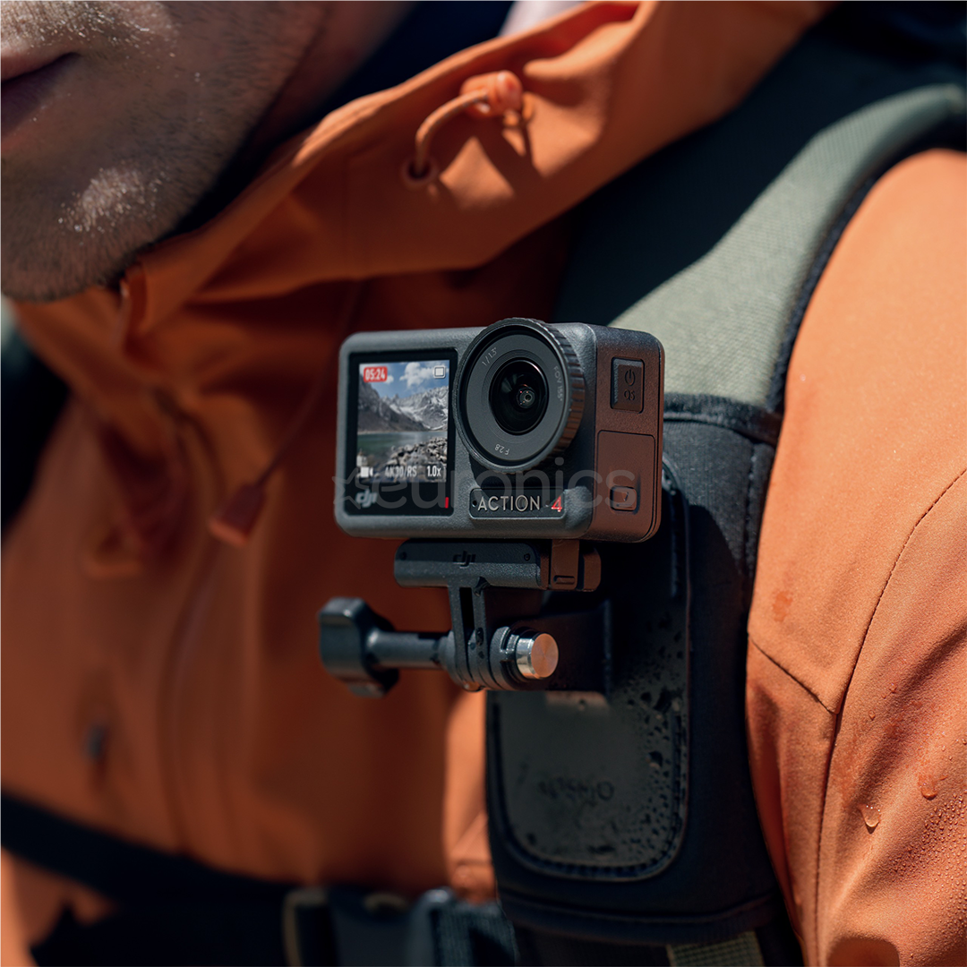 Dji Osmo Action 4 Standard Combo, must - Seikluskaamera komplekt