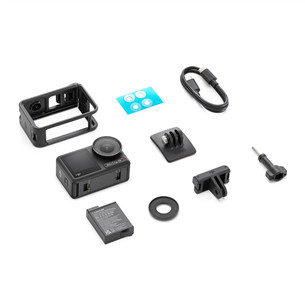 Dji Osmo Action 4 Standard Combo, must - Seikluskaamera komplekt