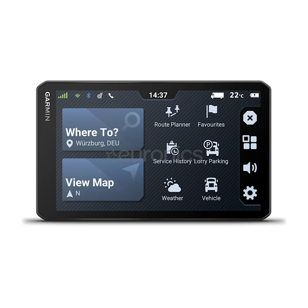 Garmin dēzl™ LGV720, 7'', must - GPS seade