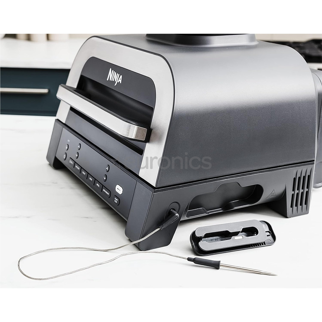Ninja 6-in-1 MAX, 1760 W, must/hõbedane - Grill ja kuumaõhufritüür