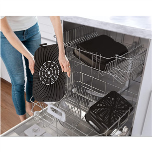 Ninja 6-in-1 MAX, 1760 W, must/hõbedane - Grill ja kuumaõhufritüür