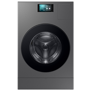 Samsung Bespoke AI Laundry Combo, 18 kg / 11 kg, depth 87.5 cm, 1000 rpm, grey - Washer-dryer combo WD18DB8995BZT2