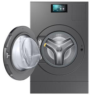 Samsung Bespoke AI Laundry Combo, 18 kg / 11 kg, depth 87.5 cm, 1000 rpm, grey - Washer-dryer combo
