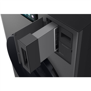 Samsung Bespoke AI Laundry Combo, 18 kg / 11 kg, depth 87.5 cm, 1000 rpm, grey - Washer-dryer combo