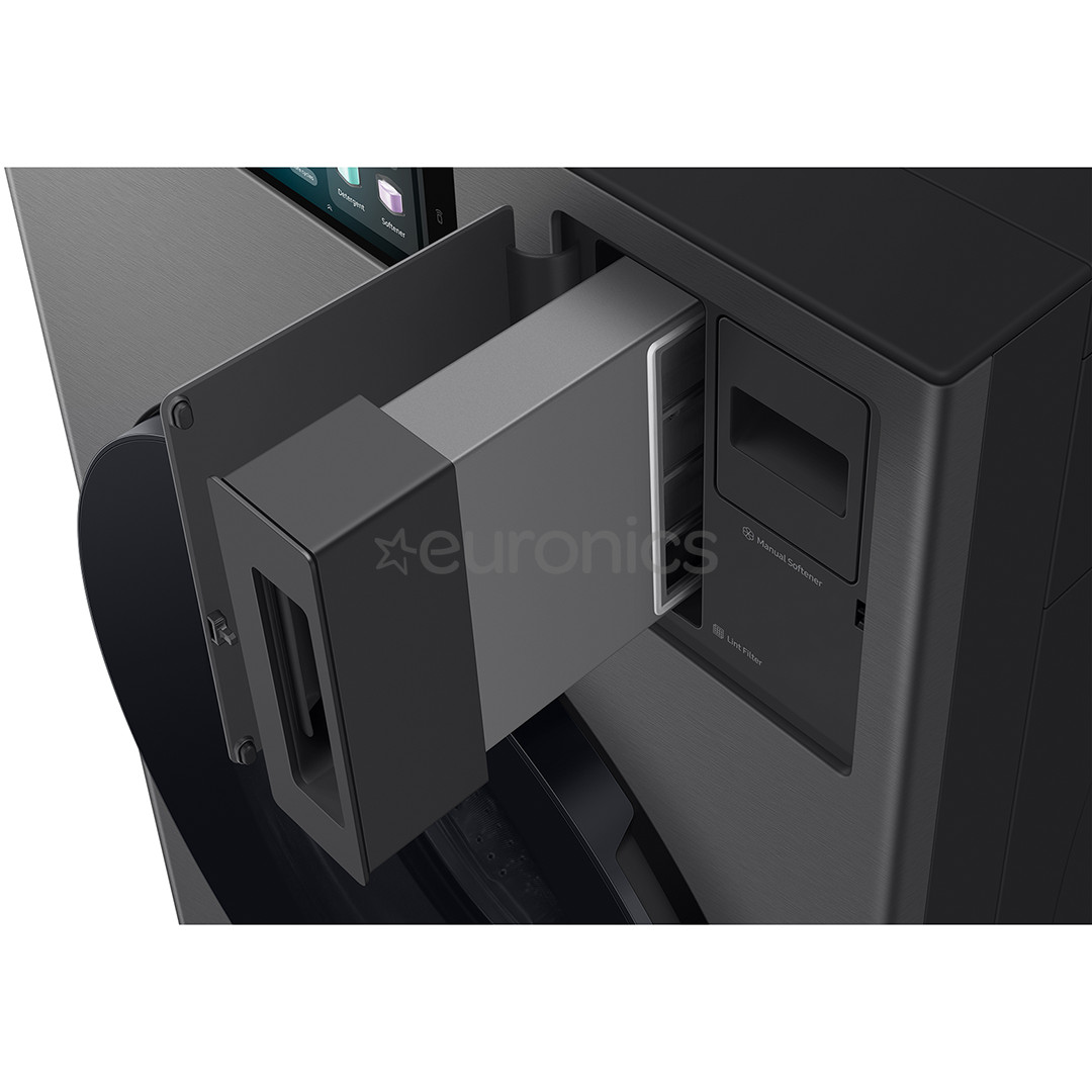 Samsung Bespoke AI Laundry Combo, 18 kg / 11 kg, depth 87.5 cm, 1000 rpm, grey - Washer-dryer combo