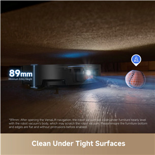 Dreame X50 Ultra, märg- ja kuivpuhastus, must - Robottolmuimeja