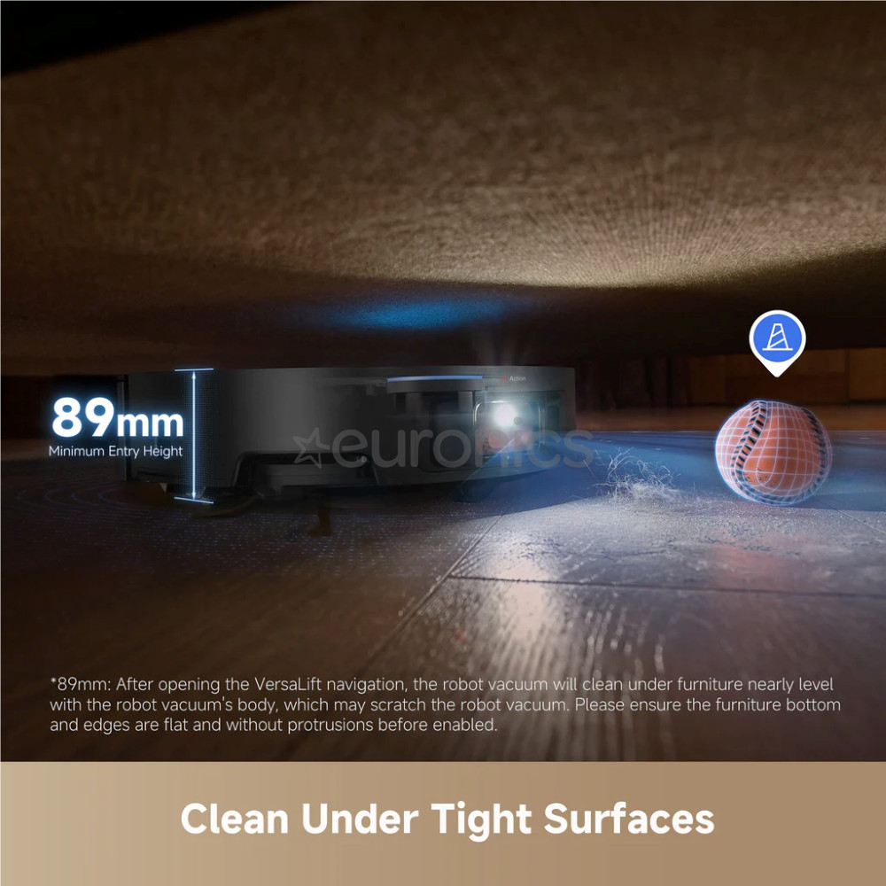 Dreame X50 Ultra, märg- ja kuivpuhastus, must - Robottolmuimeja