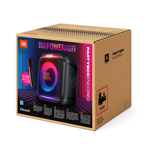 JBL Partybox Encore 2, 100 W, mikrofon, must - Kaasaskantav peokõlar