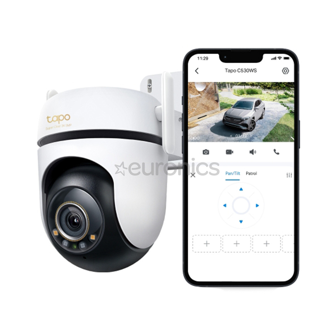 TP-Link Tapo C530WS, 3K, white - Outdoor Security camera