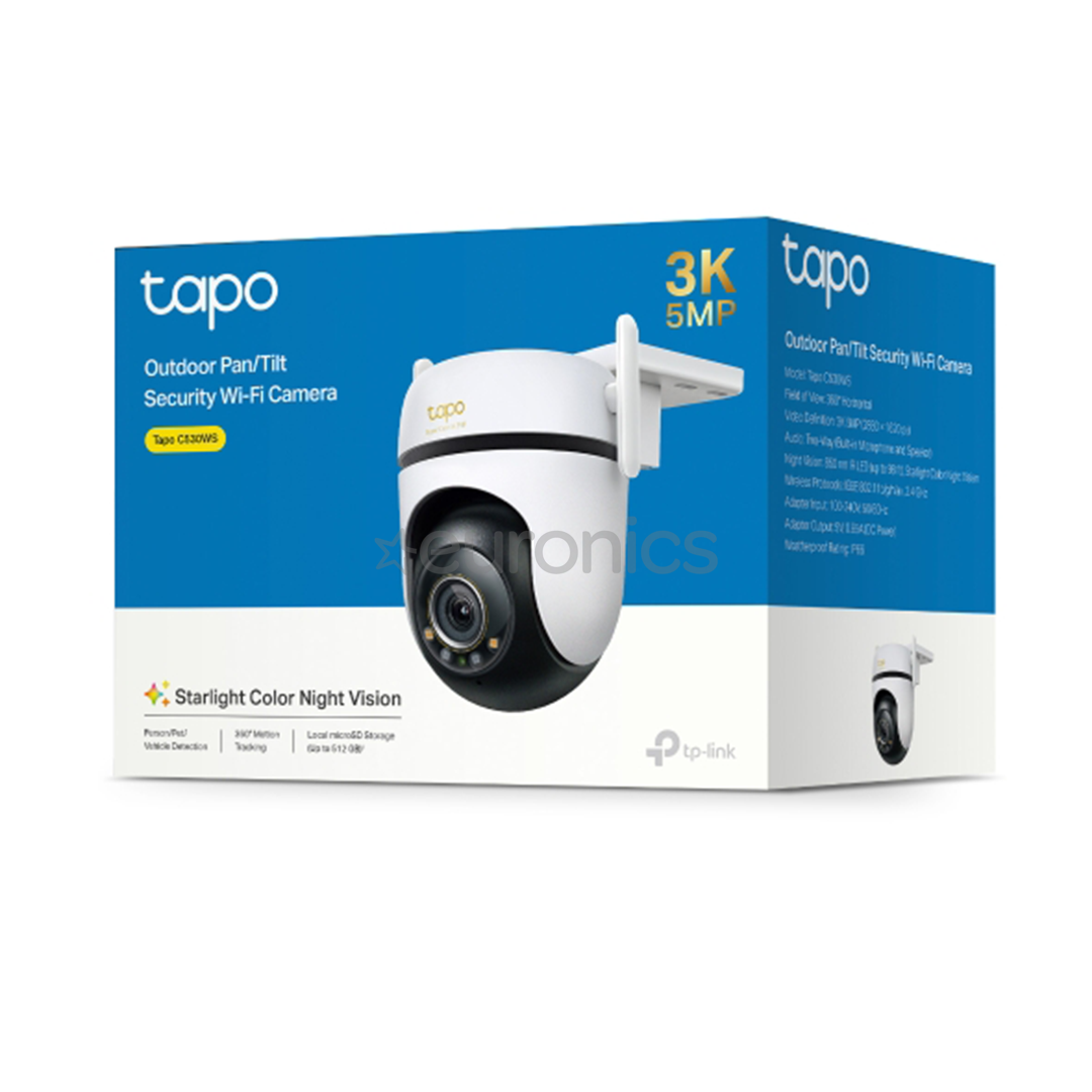 TP-Link Tapo C530WS, 3K, valge - Väliturvakaamera