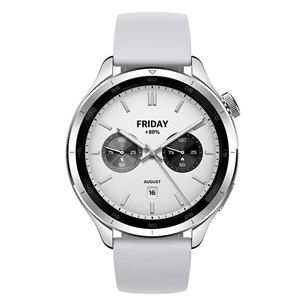 Xiaomi Watch S4, серебристый - Смарт-часы BHR9197GL