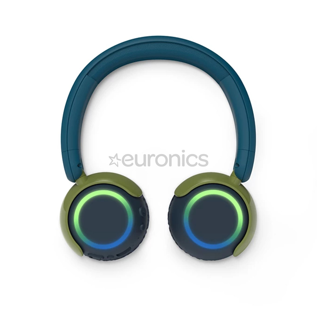 Philips TAK4200, crystal teal - Kids' wireless heaphones