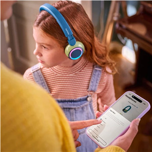 Philips TAK4200, crystal teal - Kids' wireless heaphones