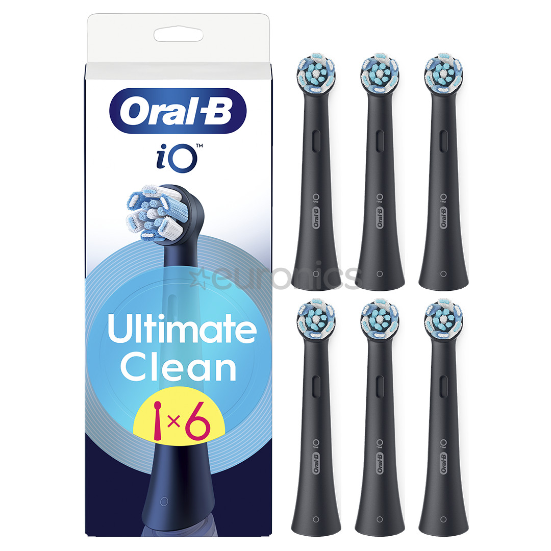 Braun Oral-B UltimateClean, 6 tk, must - Lisaharjad