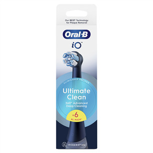 Braun Oral-B UltimateClean, 6 tk, must - Lisaharjad
