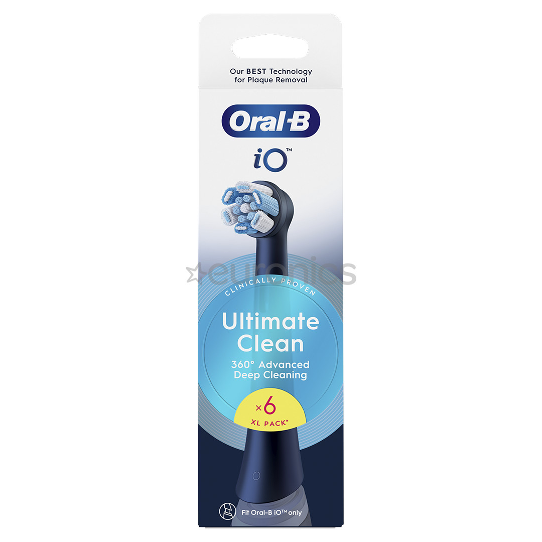 Braun Oral-B UltimateClean, 6 tk, must - Lisaharjad
