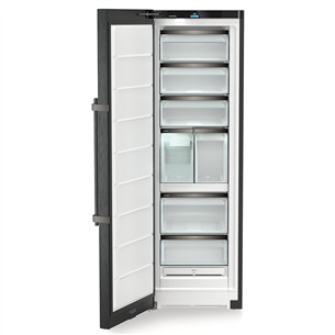 Liebherr, NoFrost, 278 л, высота 186 см, черный - Морозильник