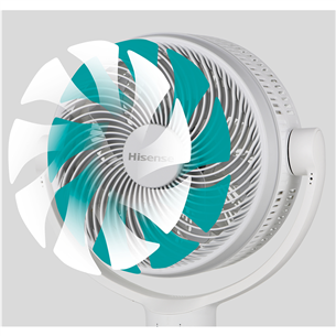 Hisense, white - Floor fan